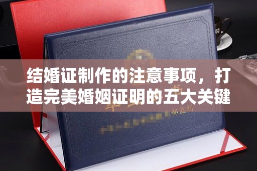 泸水结婚证制作的注意事项，打造完美婚姻证明的五大关键点